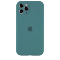 Чехол Silicone Case Full Camera на iPhone 11 Pro Max Pine green
